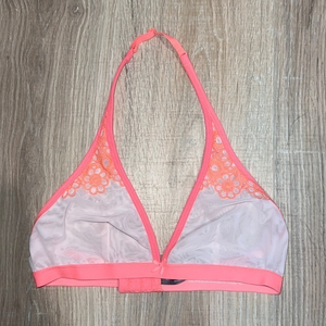 American eagle‎ aerie neon pink sheer bralette